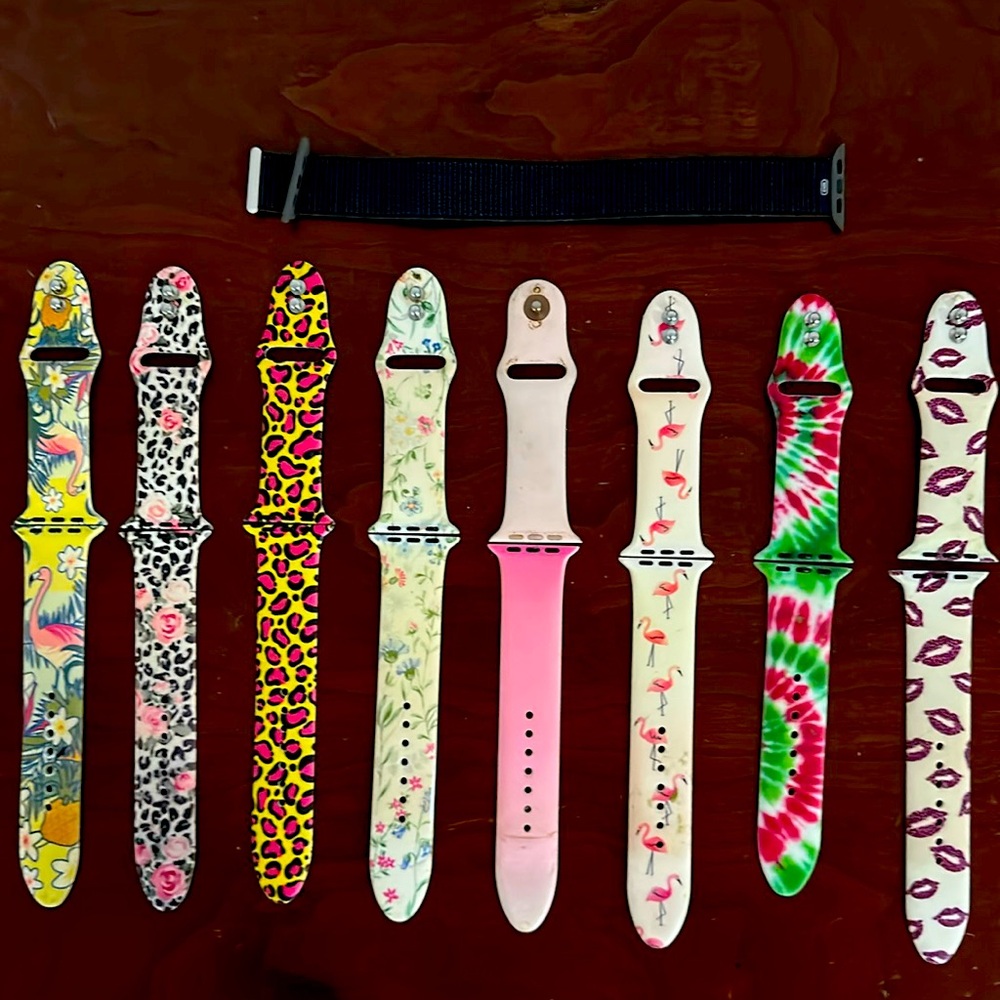 Fancy Bands! An assortment of Apple Watch watch bands (8)